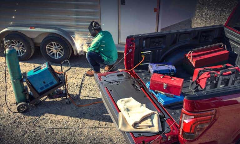 2026 Ford F-150 Exterior Bed Powering Welding Equipment