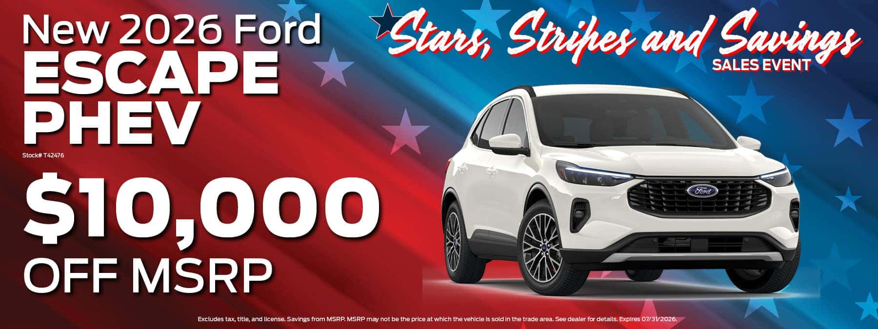 New 2026 Ford Escape PHEV | Westfield Ford