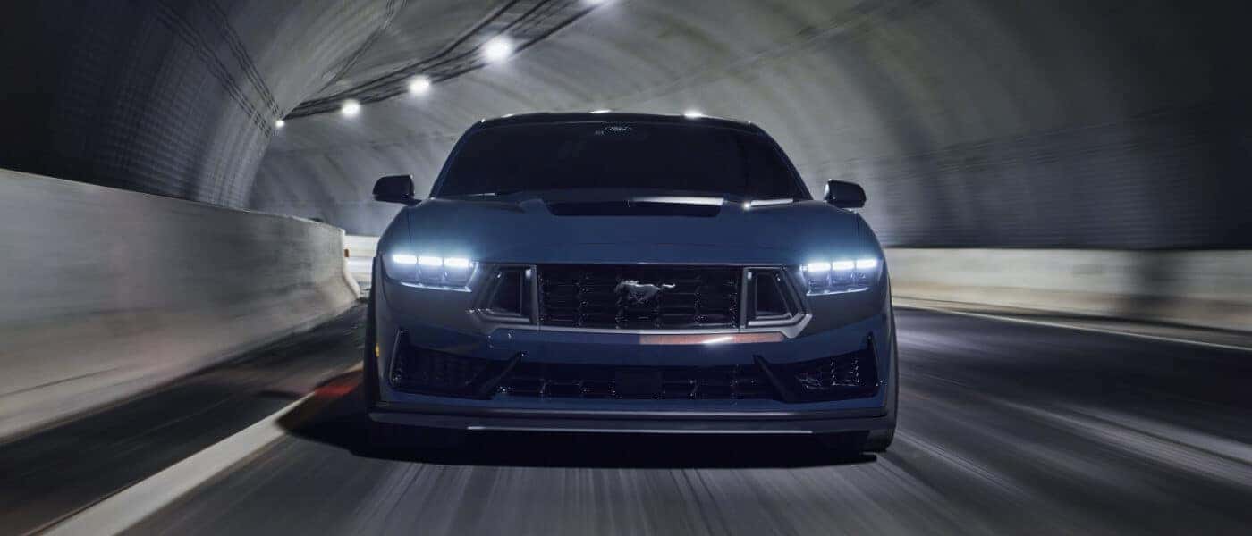 2026 Ford Mustang Exterior Head On In Tunnel