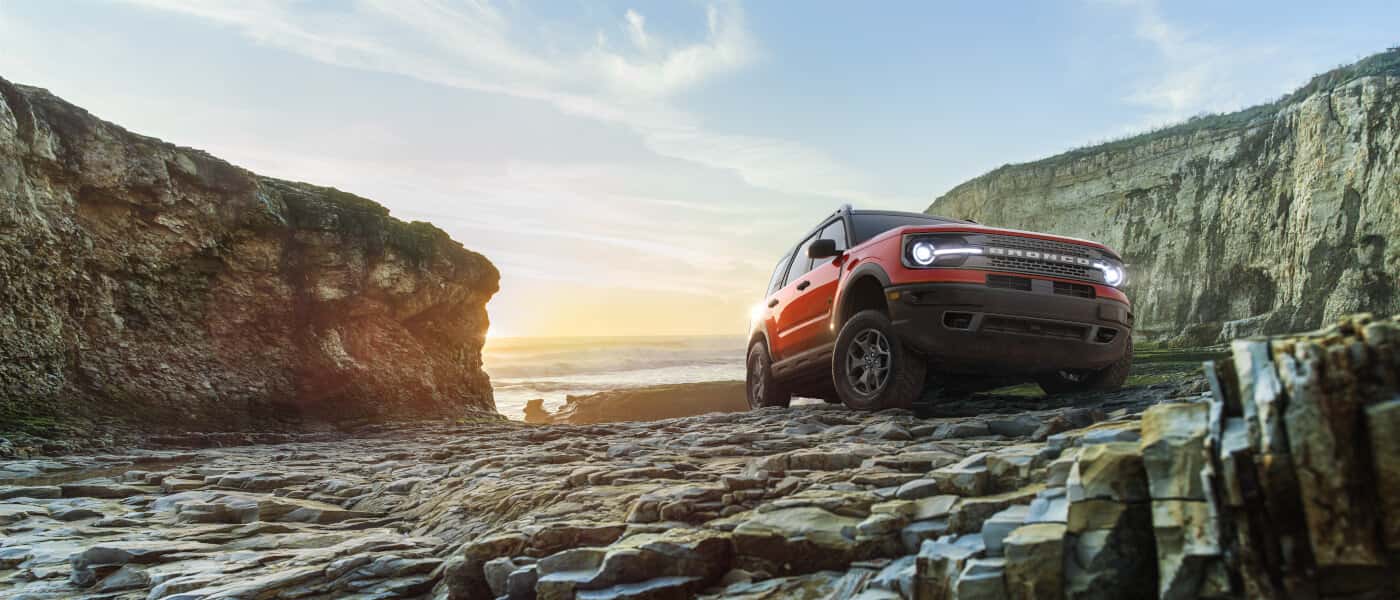 2026 Ford Bronco Exterior Driving On Rocky Shore