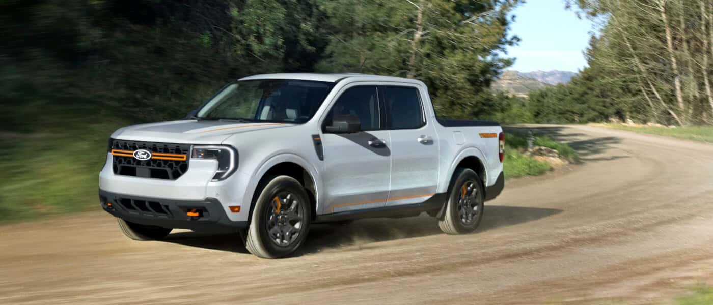 2026 Ford Maverick Exterior Driving Fast On Dirt Road