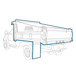 Knapheide Dumb Body work truck