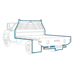 Platform/Flatbed Body work truck