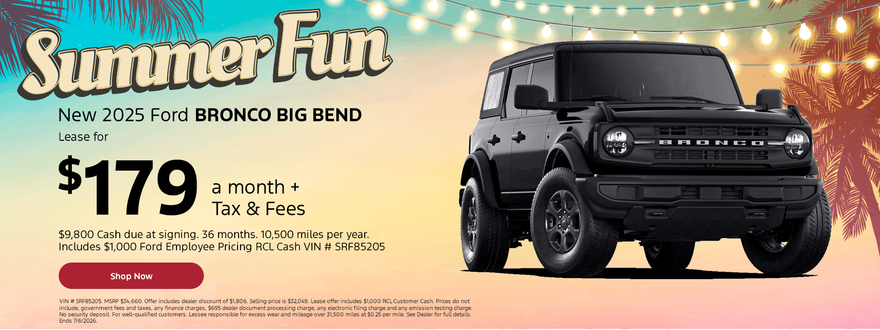 NEW 2025 FORD BRONCO BIG BEND