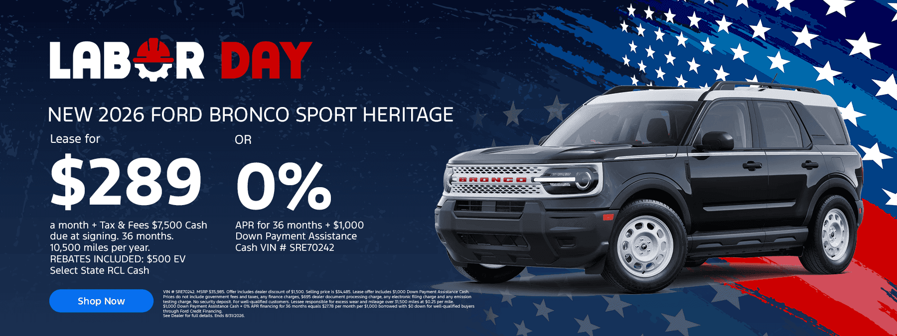 NEW 2026 FORD BRONCO SPORT HERITAGE