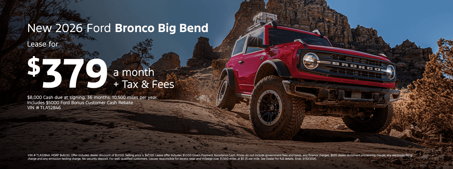 NEW 2026 FORD BRONCO BIG BEND