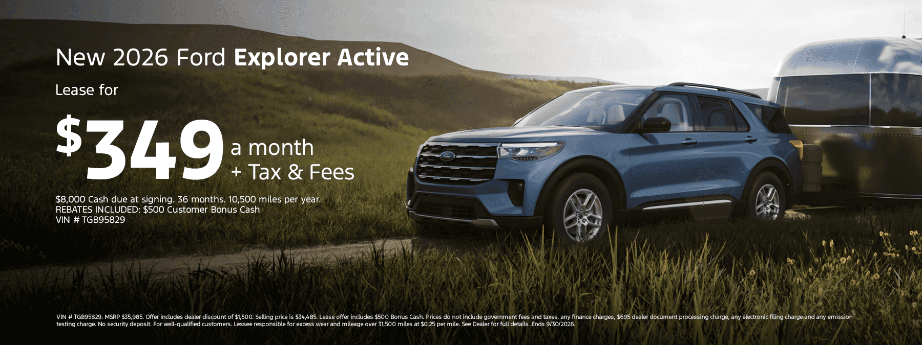 NEW 2026 FORD EXPLORER