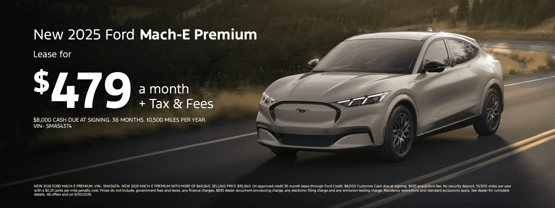 NEW 2025 FORD MACH-E PREMIUM