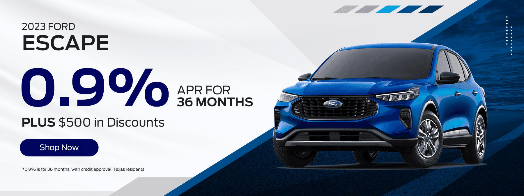 2023 Ford Escape 0.9% APR PLUS $500 in discounts