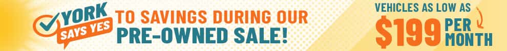 Say Yes to Pre-owned savings at York Ford in Brazil, Indiana.