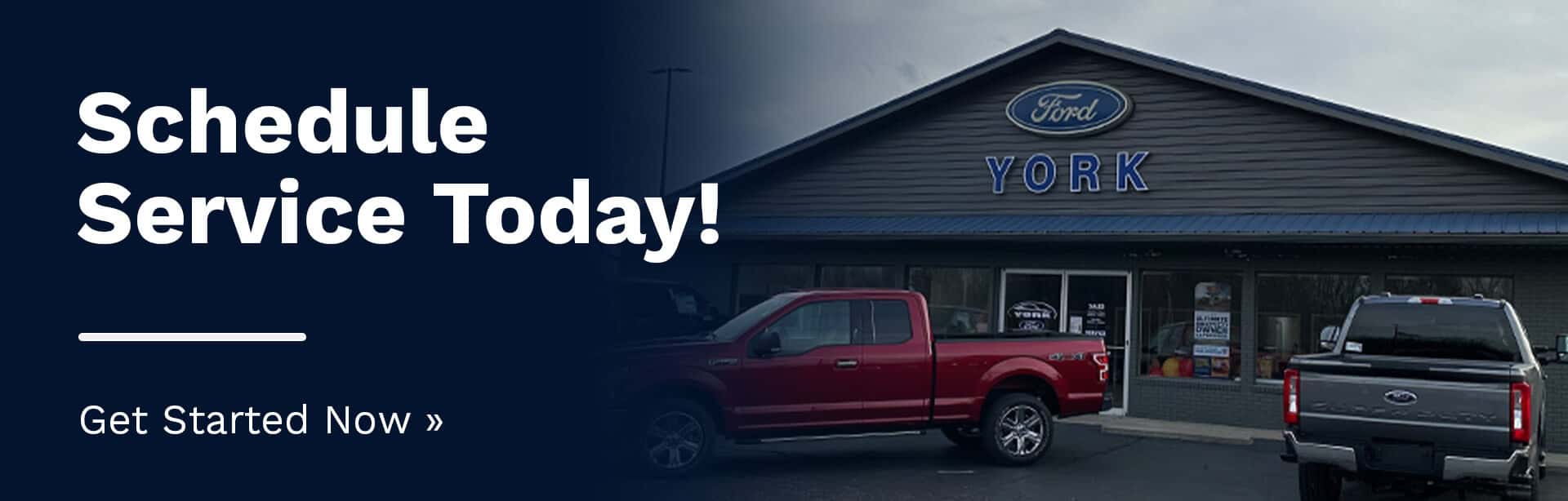 Schedule service today at York Ford in Brazil!
