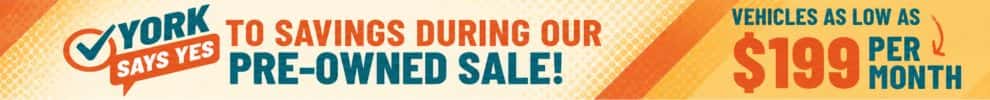 Say Yes to Pre-owned savings at York Ford in Brazil, Indiana.