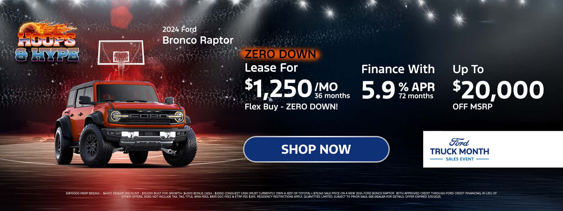 Bronco Raptor Offer