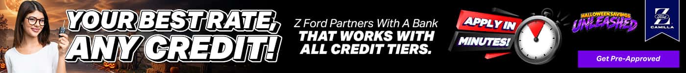 October Credit Approval Banner