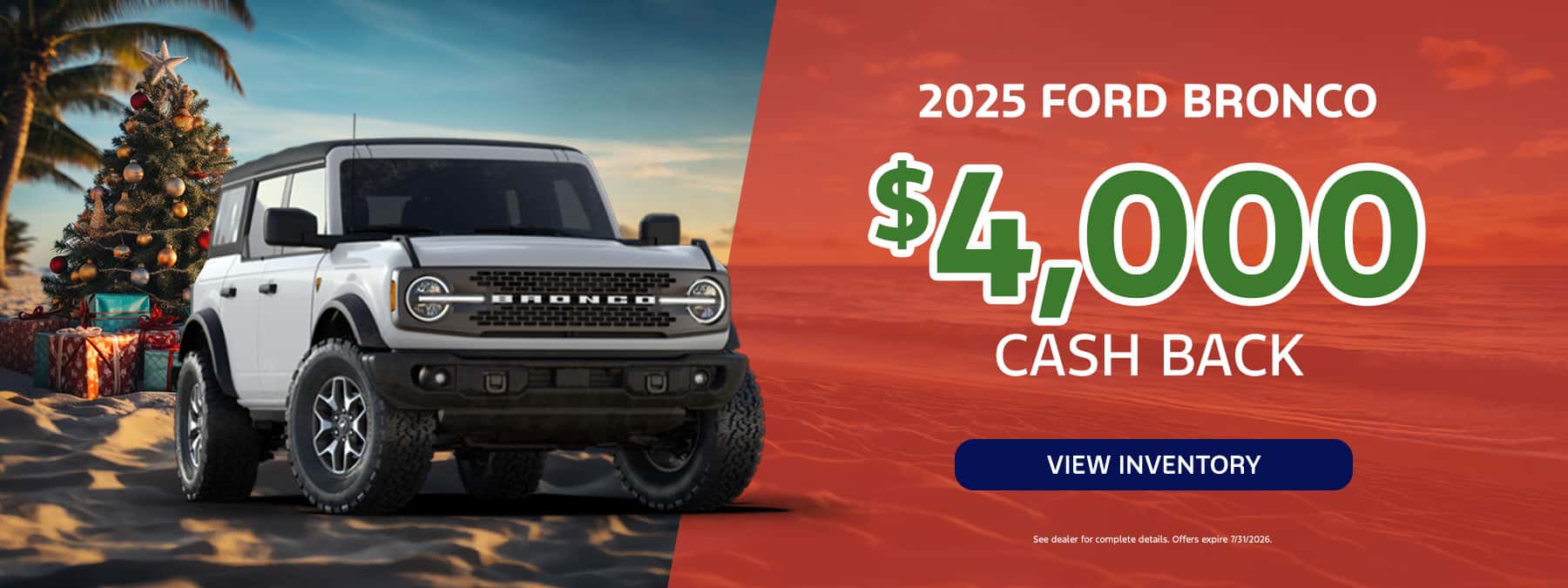 July Bronco Special - Desktop