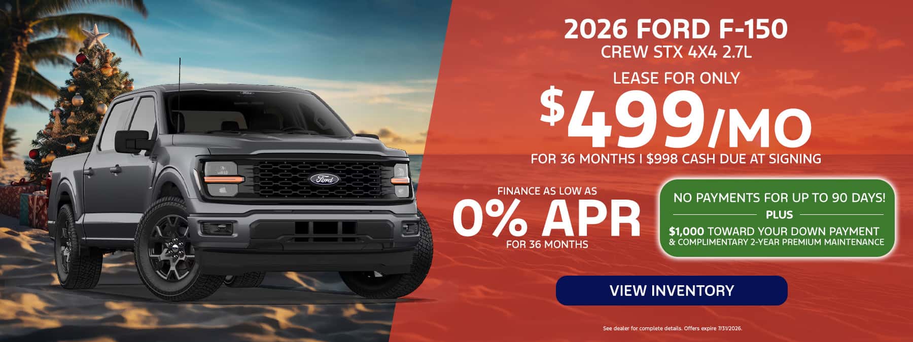 July F-150 Lease/Finance Special - Desktop